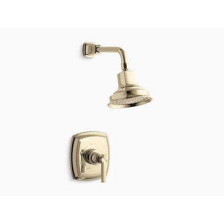 KOHLER Margaux(R) Rite-Temp(R) Shower Valve Trim With Lever Handle And 2.5 Gpm Showerhead TS16234-4-AF